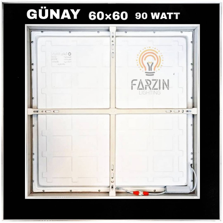 پنل 60*60 روکار 90 وات گونای